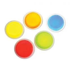 Cyalume 3" Circle LightShape With Extra Strength Adhesive - 4 HRS - RED