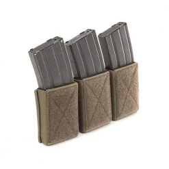 Warrior Assault Systems Warrior Triple Velcro Mag Pouch For 5.56MM MAGS - Coyote Tan