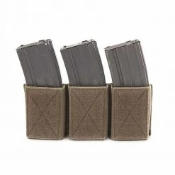 Warrior Assault Systems Warrior Triple Velcro Mag Pouch For 5.56MM MAGS - Coyote Tan