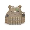 Warrior Assault Systems Double Horizontal Breaching Shotgun Panel Coyote Tan