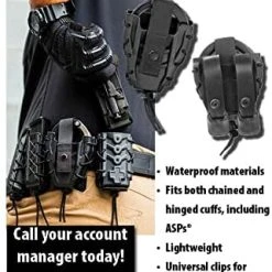 HIGH SPEED GEAR (HSGI) - POLYMER HANDCUFF TACO, BLACK [16DC00BK]