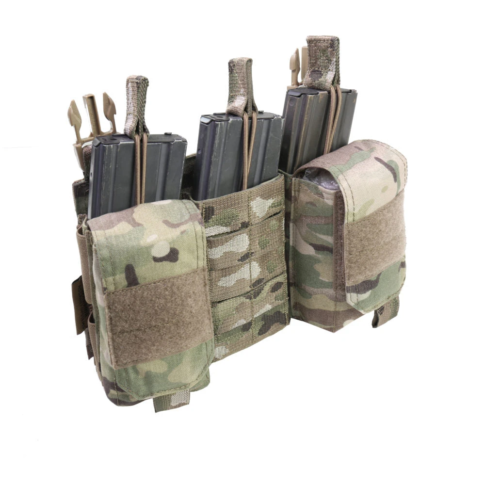 Warrior Assault Systems WARRIOR DETACHABLE FRONT PANEL MK1 (3X 5.56 MAG POUCHES AND 2 UTILITY POUCHES) - MULTICAM 7 Warrior Assault Systems WARRIOR DETACHABLE FRONT PANEL MK1 (3X 5.56 MAG POUCHES AND 2 UTILITY POUCHES) - MULTICAM