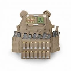 Warrior Assault Systems Double Horizontal Breaching Shotgun Panel Coyote Tan