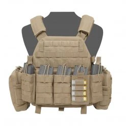 Warrior Assault Systems - Single Open 5.56mm Mag Pouch With Shotgun Strip - Multiple Colours Available