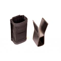 Warrior Assault Systems WARRIOR LASERCUT SINGLE SNAP MAG POUCH 9MM SHORT - BLACK