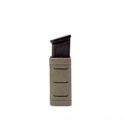 Warrior Assault Systems WARRIOR LASERCUT SINGLE SNAP MAG POUCH 9MM SHORT - RANGER GREEN