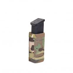 Warrior Assault Systems WARRIOR LASERCUT SINGLE SNAP MAG POUCH 9MM SHORT - MULTICAM