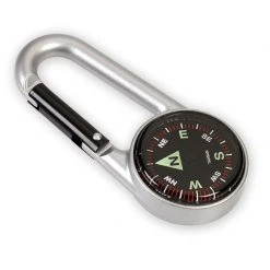 NDUR CARABINER COMPASS - BLACK