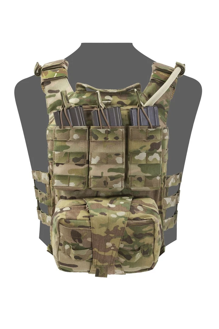 Warrior Assault Systems Warrior Assault System - Back Panel With Med Pouch And Triple M4 5.56 3 Warrior Assault Systems Warrior Assault System - Back Panel With Med Pouch And Triple M4 5.56