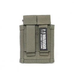 Warrior Assault Systems DOUBLE DIRECT ACTION DA 9MM PISTOL POUCH – RANGER GREEN