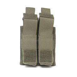 Warrior Assault Systems DOUBLE DIRECT ACTION DA 9MM PISTOL POUCH – RANGER GREEN