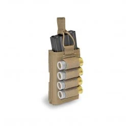 Warrior Assault Systems - Single Open 5.56mm Mag Pouch With Shotgun Strip - Multiple Colours Available
