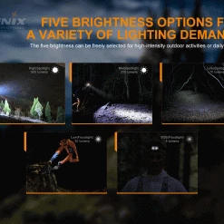FENIX HL 18R-T LIGHTWEIGHT TRAIL RUNNING HEADLAMP - 500 LUMENS