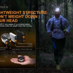 FENIX HL 18R-T LIGHTWEIGHT TRAIL RUNNING HEADLAMP - 500 LUMENS