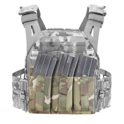 Warrior Assault Systems WARRIOR DFP TRIPLE BUNGEE, LOW PROFILE ELASTIC 5.56 MAG POUCH