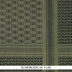 CAMCON SHEMAGHS - OLIVE/BLACK - UK FLAG PATTERN