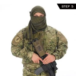 CAMCON SHEMAGHS - OLIVE/BLACK