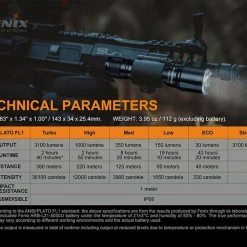 Fenix TK16 V2.0 Tactical Flashlight - 3100 Lumens