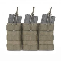Warrior Assault Systems Triple Open 5.56MM Open Mag Pouch - Multiple Colours Available