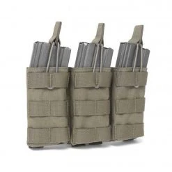 Warrior Assault Systems Triple Open 5.56MM Open Mag Pouch - Multiple Colours Available