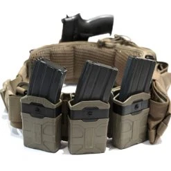 Warrior Assault Systems Polymer M4 5.5mm Mag Pouch(Dark Earth)
