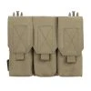 Warrior Assault Systems Detachable Triple Covered M4 Pouch - Coyote Tan