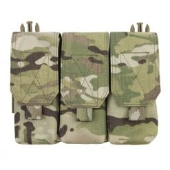 Warrior Assault Systems Detachable Triple Covered M4 Pouch - Multicam