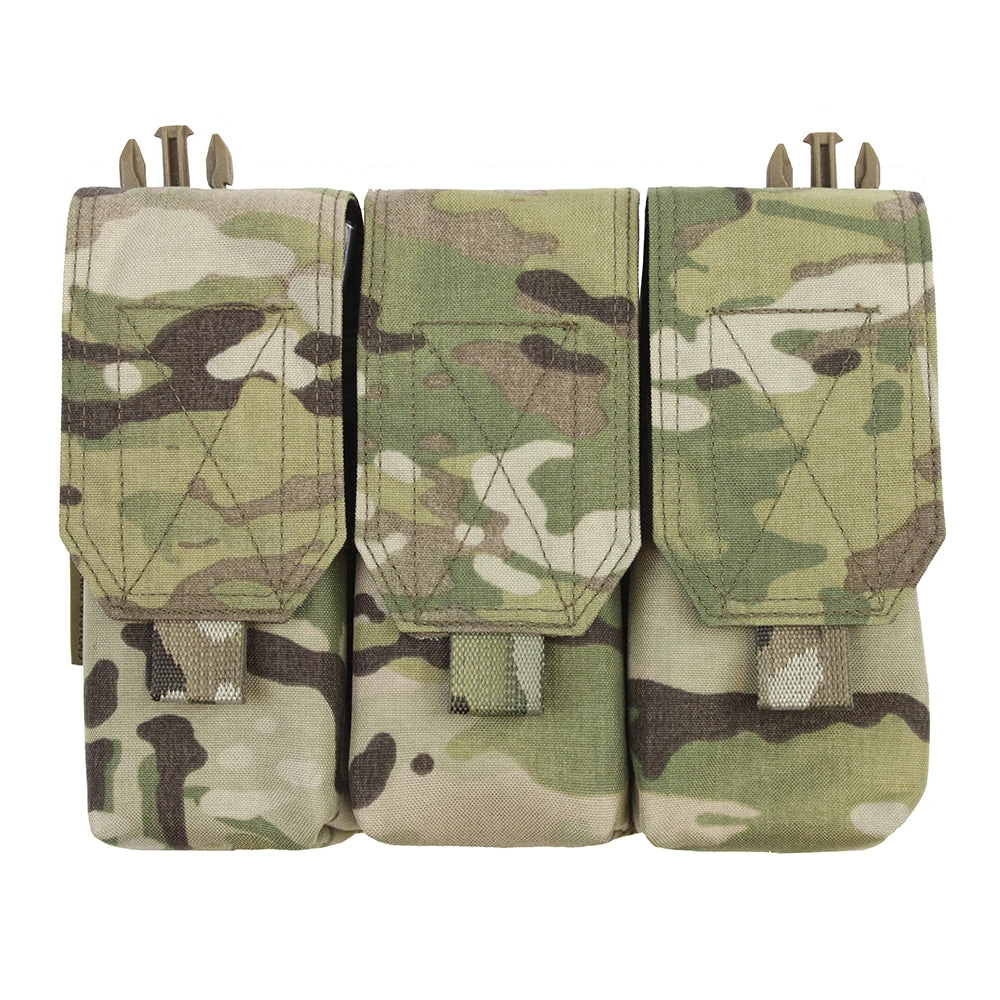 Warrior Assault Systems Detachable Triple Covered M4 Pouch - Multicam 3 Warrior Assault Systems Detachable Triple Covered M4 Pouch - Multicam