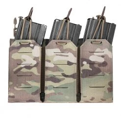 Warrior Assault Systems WARRIOR LASER CUT DETACHABLE TRIPLE BUNGEE 5.56 PANEL – MULTICAM
