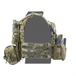 Warrior Assault Systems Warrior Assault System - Back Panel With Med Pouch And Triple M4 5.56