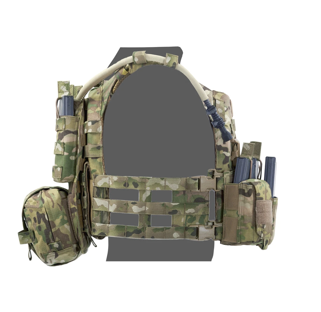 Warrior Assault Systems Warrior Assault System - Back Panel With Med Pouch And Triple M4 5.56 4 Warrior Assault Systems Warrior Assault System - Back Panel With Med Pouch And Triple M4 5.56