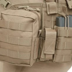 Warrior Assault Systems Single Direct Action 9MM Pistol Pouch