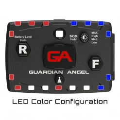 Guardian Angel Law Enforcement Red/Blue Wearable Safety Light