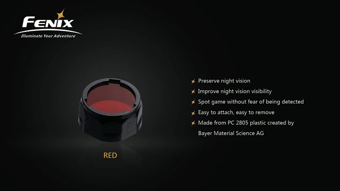 Fenix- Filter Adapter (Red,Blue,Green) 4 Fenix- Filter Adapter (Red,Blue,Green)