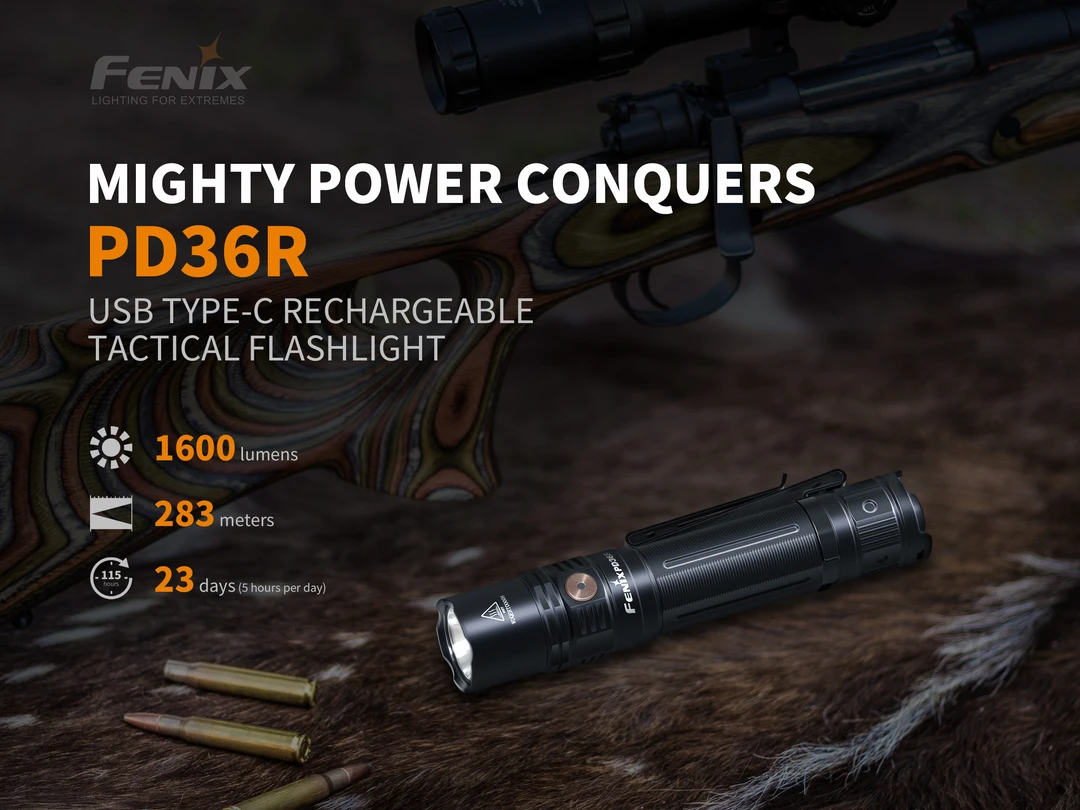 Fenix-PD36R + E01 V 2.0 Combo (Battery Included) 2 Fenix-PD36R + E01 V 2.0 Combo (Battery Included)