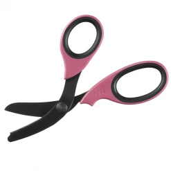XSHEAR® 7.5" Heavy Duty Trauma Shears, Pink Handles, Black Titanium Coated Blades