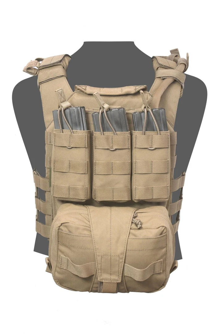 Warrior Assault Systems Warrior Assault System - Back Panel With Med Pouch And Triple M4 5.56 7 Warrior Assault Systems Warrior Assault System - Back Panel With Med Pouch And Triple M4 5.56