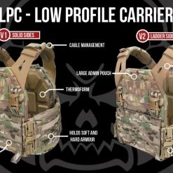 Warrior Assault Systems Low Profile Carrier V2 Ladder Sides (Ranger Green)