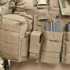 Warrior Assault Systems Single Direct Action 9MM Pistol Pouch